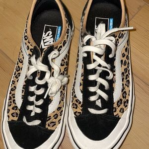 Cheetah print Vans